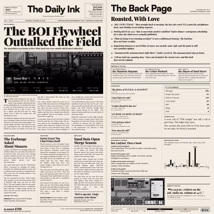 The Daily Ink · No. 2