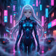 Neon Celestial Girls