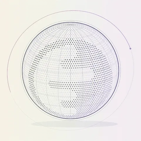 Sepia Rotating Globe