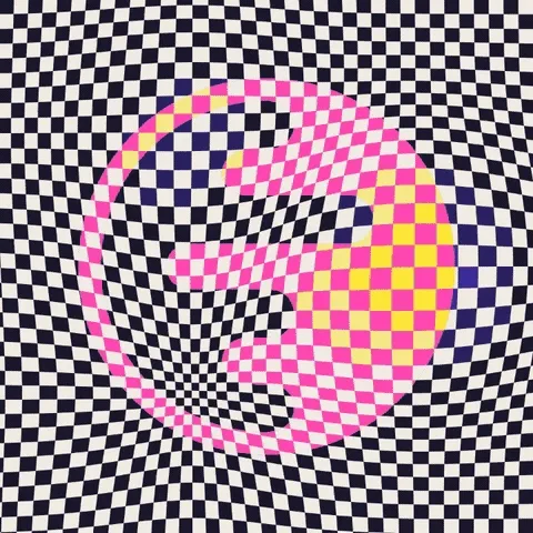Violet Warped Squares