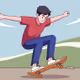 Skateboarding