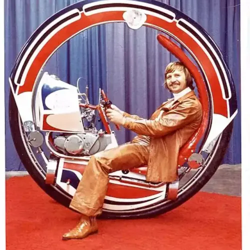 Retrofuturistic Motorbike