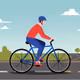 Cycling on the highway