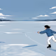 Ice skating