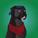 Boxer Dogs in style  (Polygon Universe)