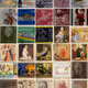 collection of valuable old stamps
