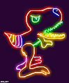 Neon Dinosaurs