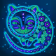 Glowing Neon Cats
