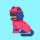Pixel Yawny Cats