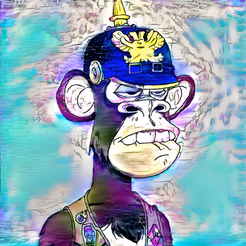 Graffiti bored ape