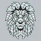 polygon lion art