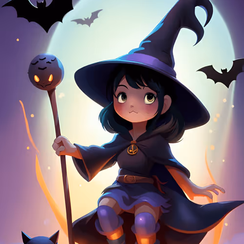 Ai art witch girls