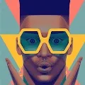 Vivid African characters Sale