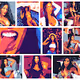 Real brazilian girl in pixel art collection