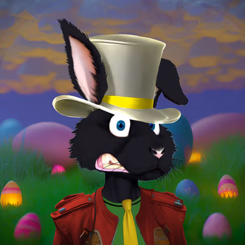 Funny Easter Bunny by Kiko Mello