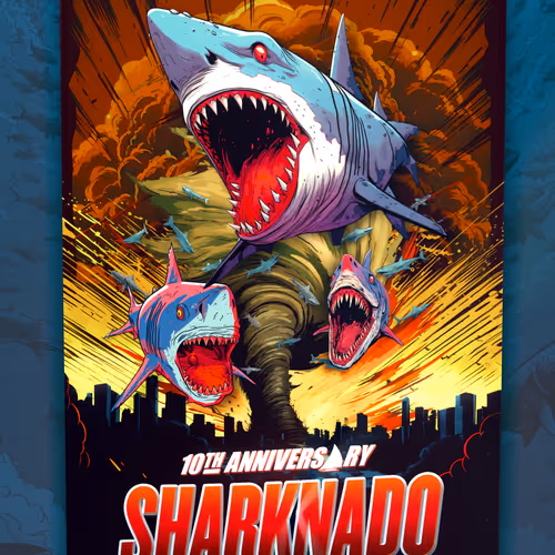 Sharknado 10th Anniversary Poster