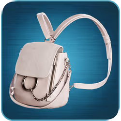Elegant white designer bag