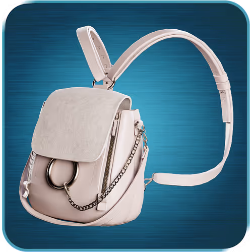 Elegant white designer bag