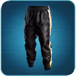 Black and Yellow track pants