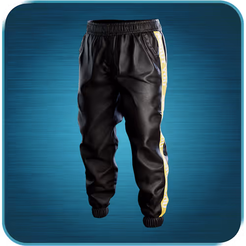 Black and Yellow track pants