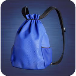 Blue sports bag