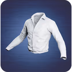 Designer patterned white shirt