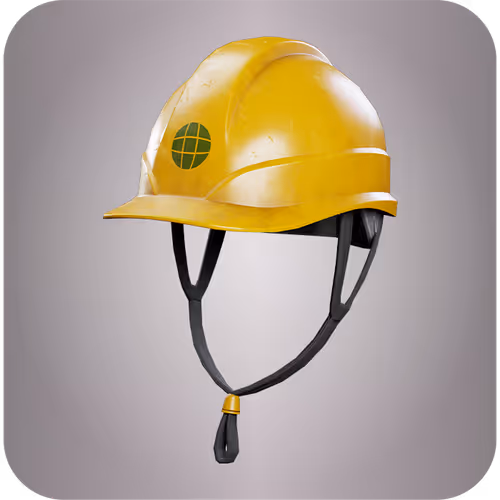 Construction hard hat