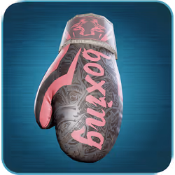 Femme fatale boxing gloves