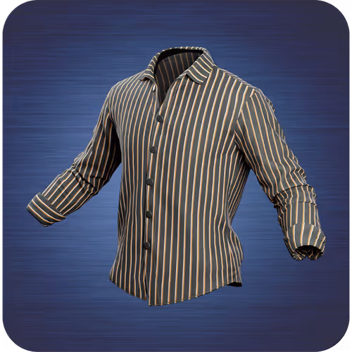 Stylish striped dress shirt