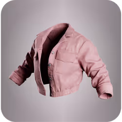 Simple pink jacket