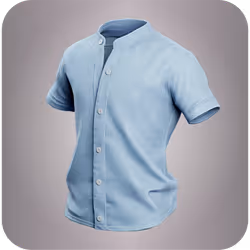 Short sleeve blue shirt