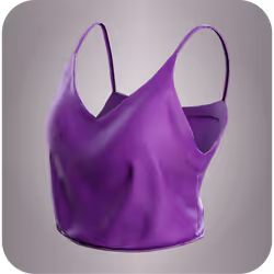 Stylish purple top