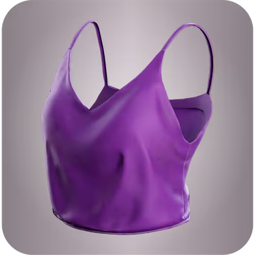 Stylish purple top