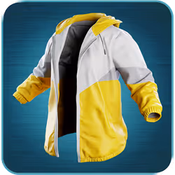 Yellow windbreaker