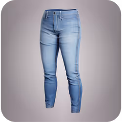 Simple blue jeans