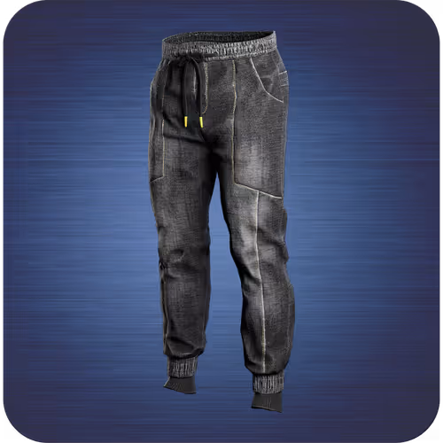 Stretchable denim pants
