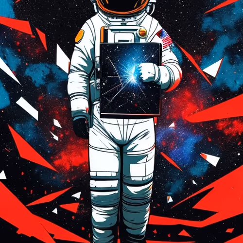 Astronaut lost in space