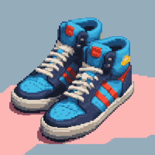 Retro Blue Sneaker