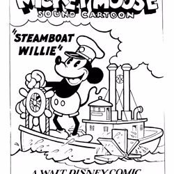 Steamboat Willie 1928 Poster #9