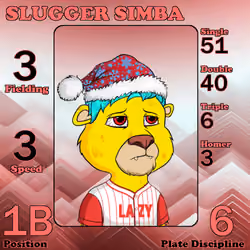 Slugger Simba: 1B