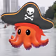 Galxe - Squid Wif Pirate Hat