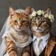 Majestic Feline Wedding
