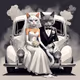 Majestic Feline Wedding