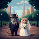Majestic Feline Wedding