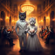 Majestic Feline Wedding