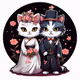 Majestic Feline Wedding