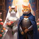 Majestic Feline Wedding