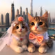 Majestic Feline Wedding