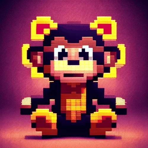 Pixel Monkey Art