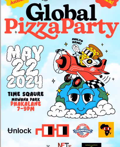 Phakalane Time Square X PizzaDAO Pizza Party